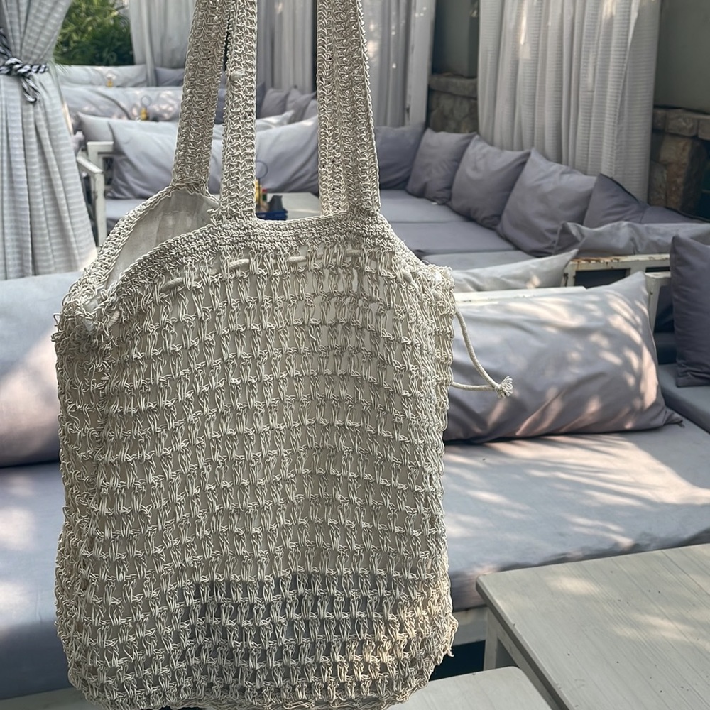 Hand-crafted* Jute tote bag - Picture 4 of 11